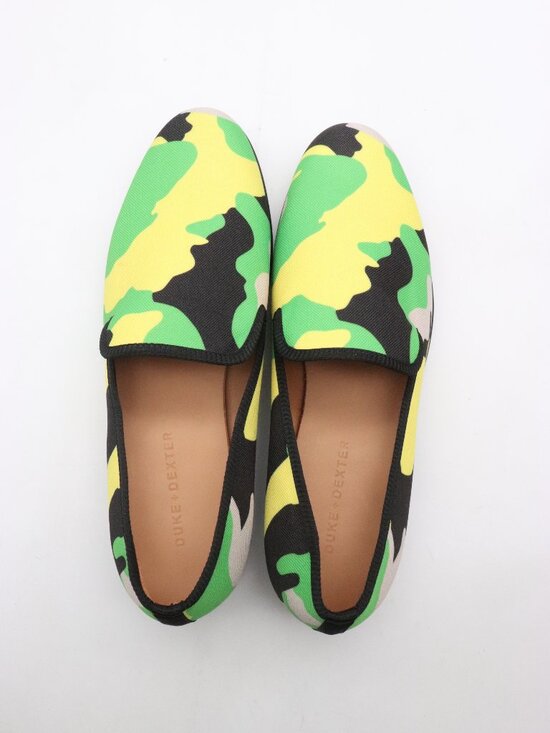 Duke & Dexter Camo Loafers Men\'s Size 11 Green Yellow Slip On Casual Shoes main image 9